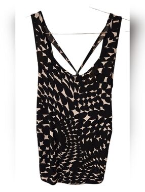 Kenneth Cole New York Tank Top Black/White Size P Large